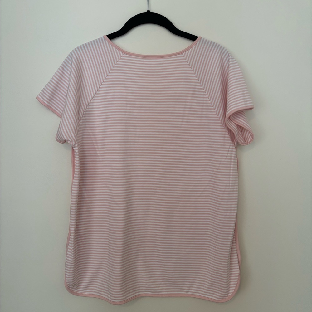 LAKE Pink & White Stripe Pajamas - Picture 3 of 6